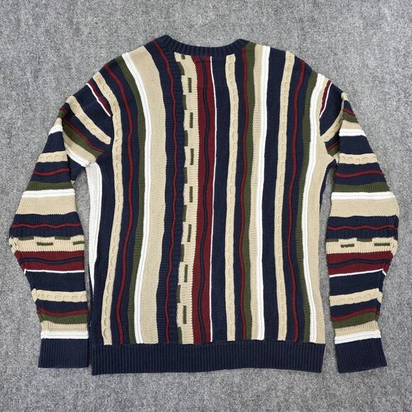 Hollister Sweater Shirt Bundle Mens Small Medium Knit Striped Textured Pullover - Picture 4 of 16